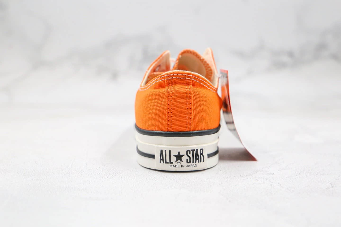 匡威Converse Chuck Taylor All Star公司级版本日产低帮帆布鞋橙色原厂硫化大底原盒原标