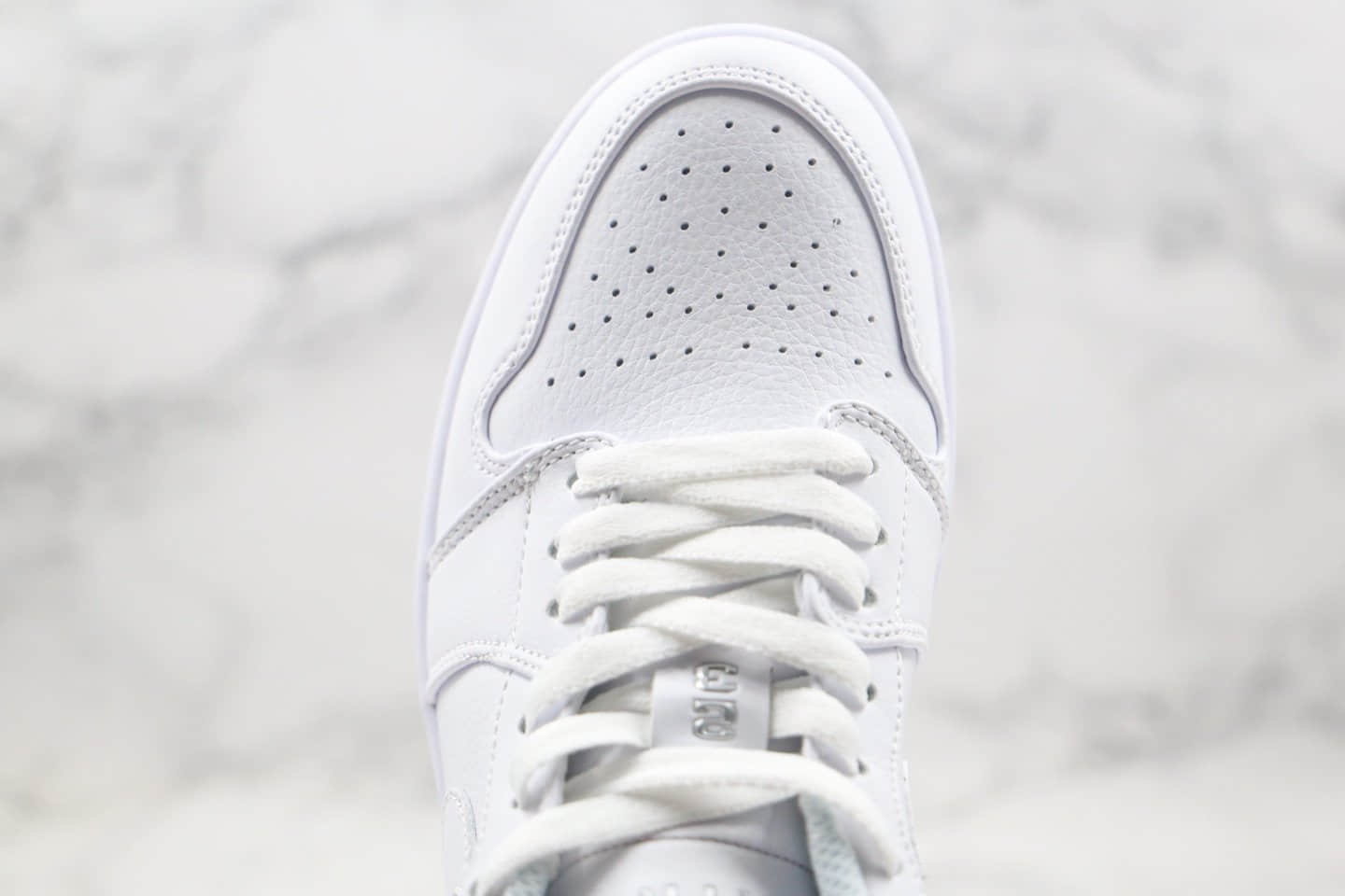 耐克Nike Air Jordan 1 Retro Low White（2004）纯原版本低帮AJ1白银夜光配色内置气垫原鞋开模打造 货号：309192-111