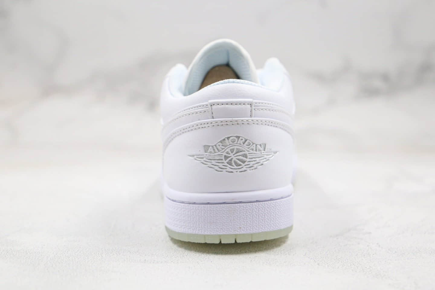 耐克Nike Air Jordan 1 Retro Low White（2004）纯原版本低帮AJ1白银夜光配色内置气垫原鞋开模打造 货号：309192-111