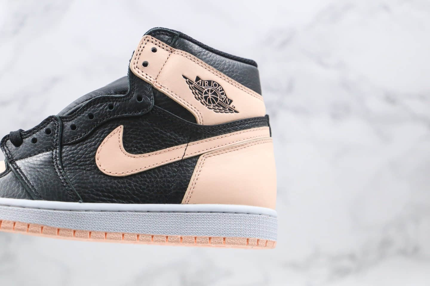 乔丹Air Jordan 1 High OG“Crimson Tint”（GS）公司级版本AJ1黑粉脚趾原楦开发后跟完美定型 货号：575441-081