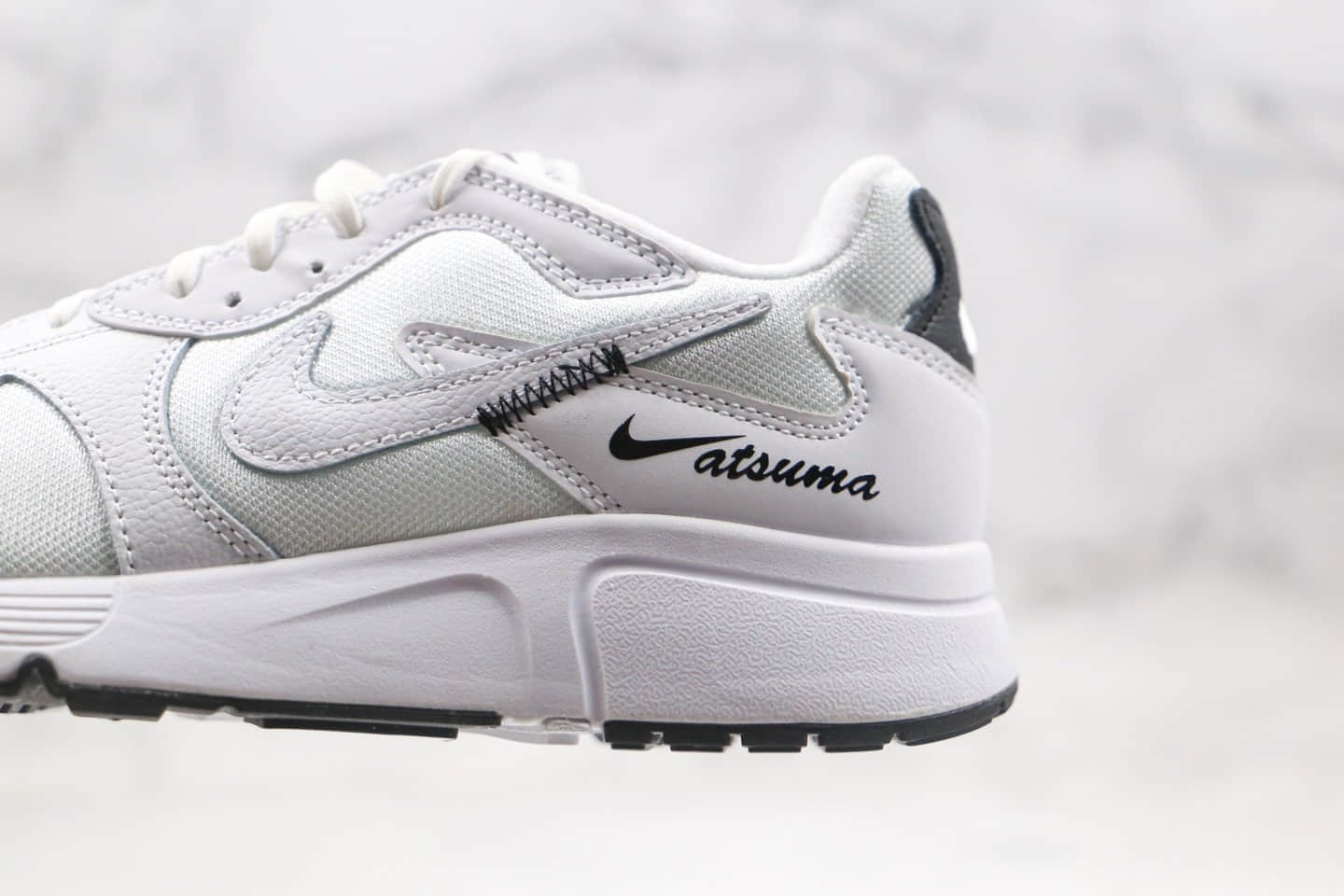 耐克Nike Atsuma纯原版本复古慢跑鞋白色原鞋开模一比一打造 货号：CD5461-100