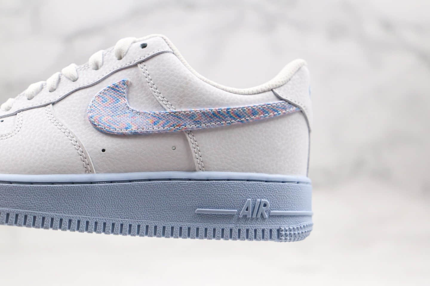 耐克Nike Air Force 1 Low“Hydrogen Blue”纯原版本空军一号低帮AF1氢蓝色内置真Sole气垫 货号：CZ0377-100