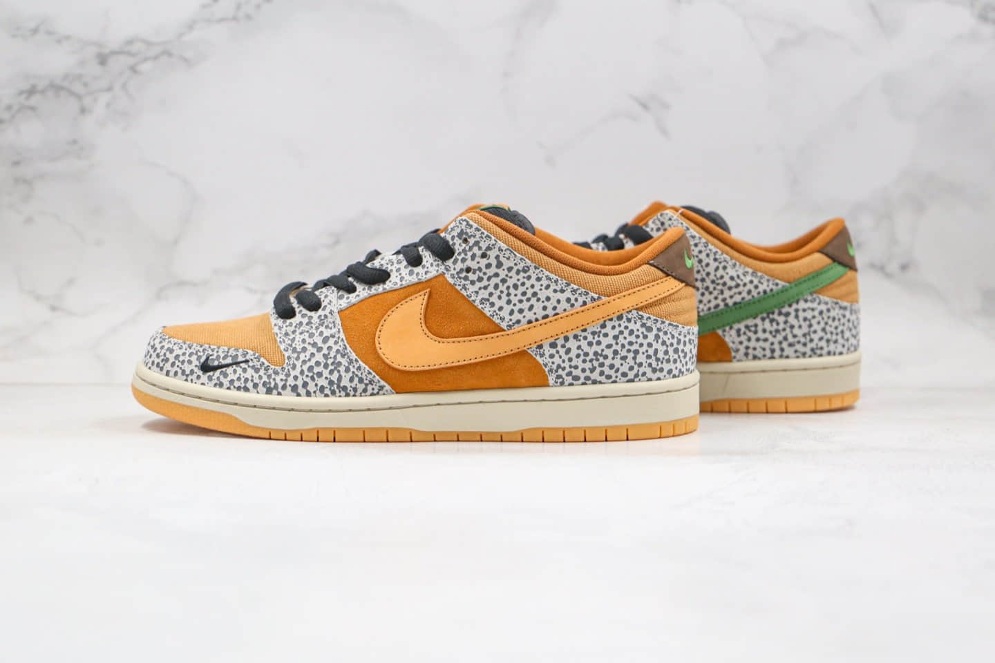 耐克Nike Dunk SB Low “Safari”纯原版本Dunk SB板鞋石斑纹内置气垫 货号：CD2563-002