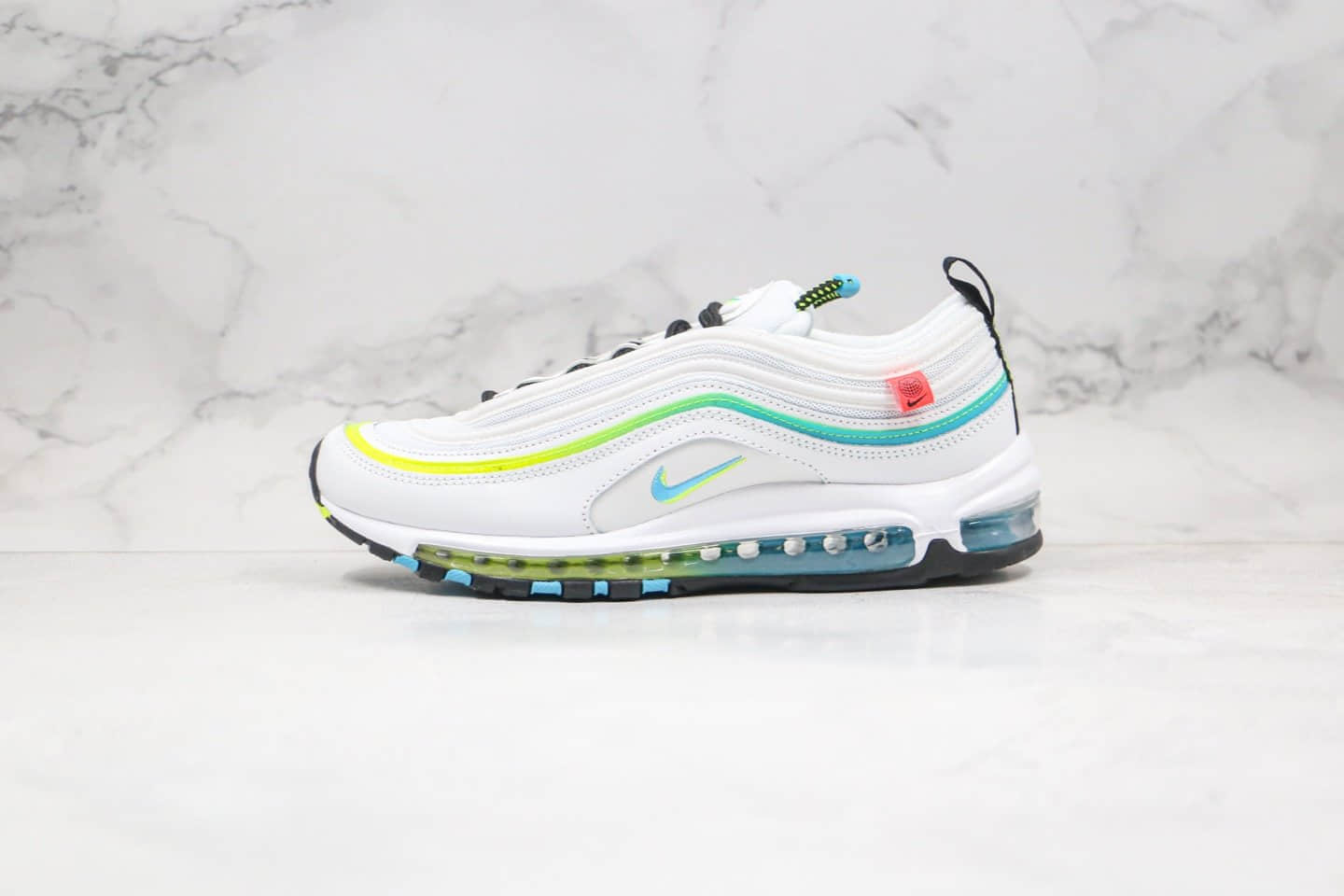 耐克nike air max 97 soft pink純原版本地球子彈頭max97氣墊鞋漸變