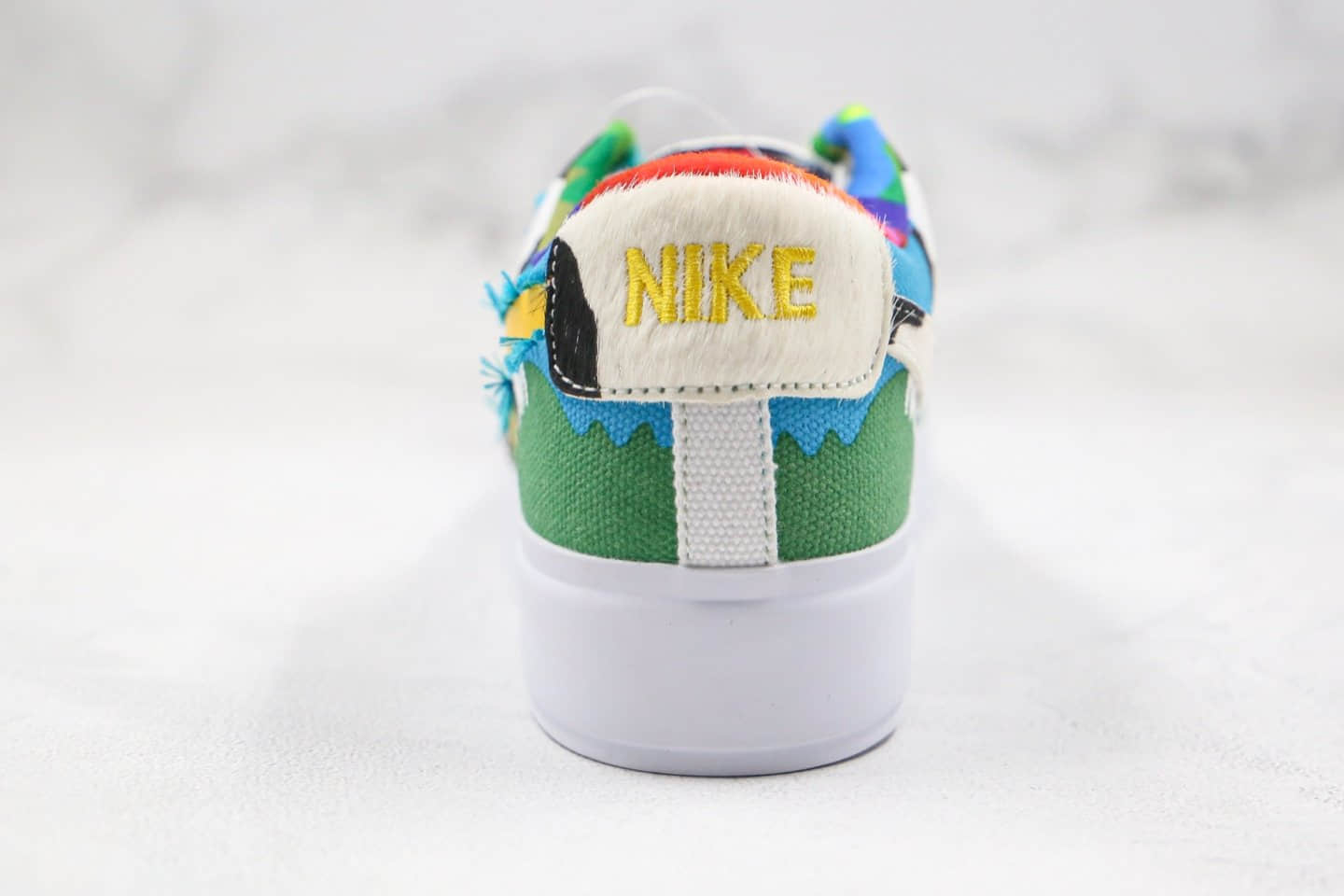 耐克Nike SB Blazer Edge纯原版本低帮开拓者拆线牛奶冰淇淋涂鸦配色板鞋区别市面通货版本 货号：CI3833-600