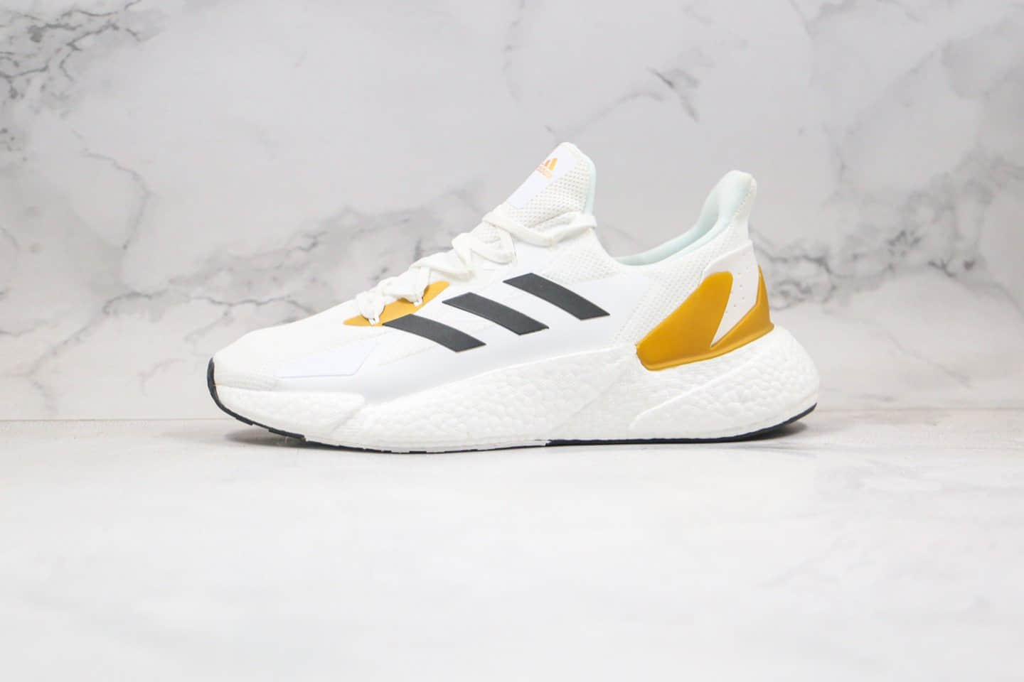 阿迪达斯Adidas Boost X9000L4纯原版本爆米花跑鞋X9000L4白金色原盒原标 货号：FY2347