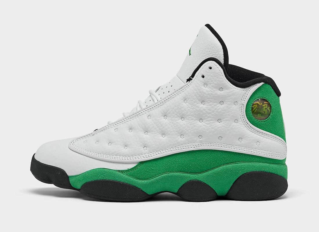 酷似天价雷阿伦限定！AJ13 “Lucky Green”最新实物图曝光！ 货号：DB6537-113