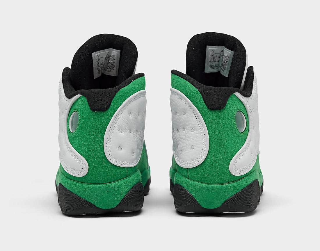 酷似天价雷阿伦限定！AJ13 “Lucky Green”最新实物图曝光！ 货号：DB6537-113