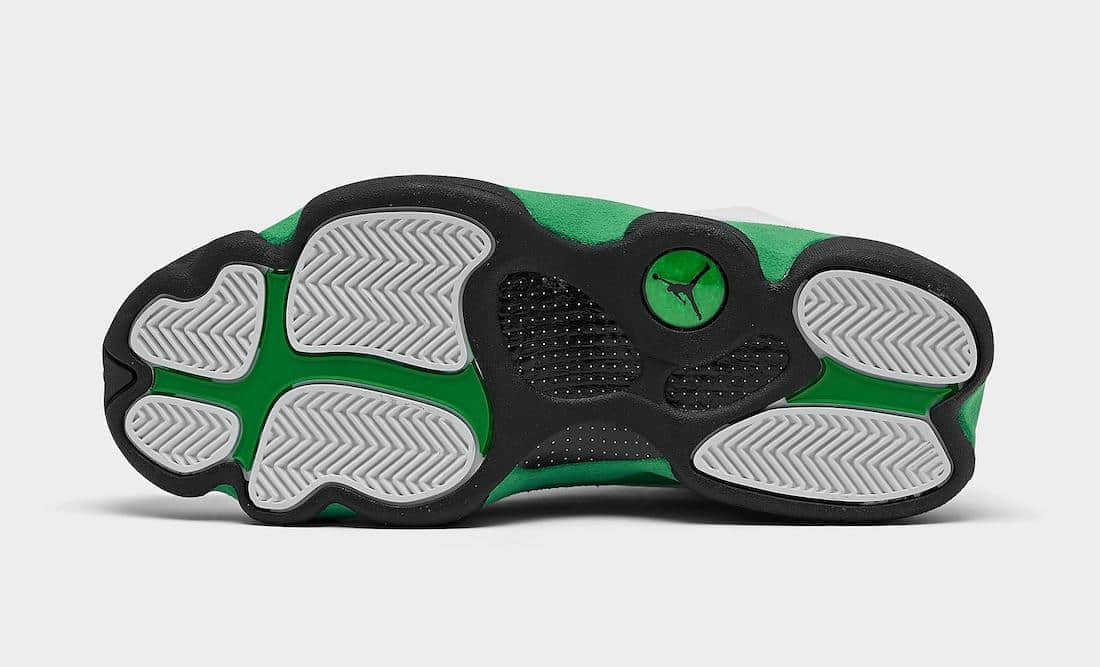 酷似天价雷阿伦限定！AJ13 “Lucky Green”最新实物图曝光！ 货号：DB6537-113