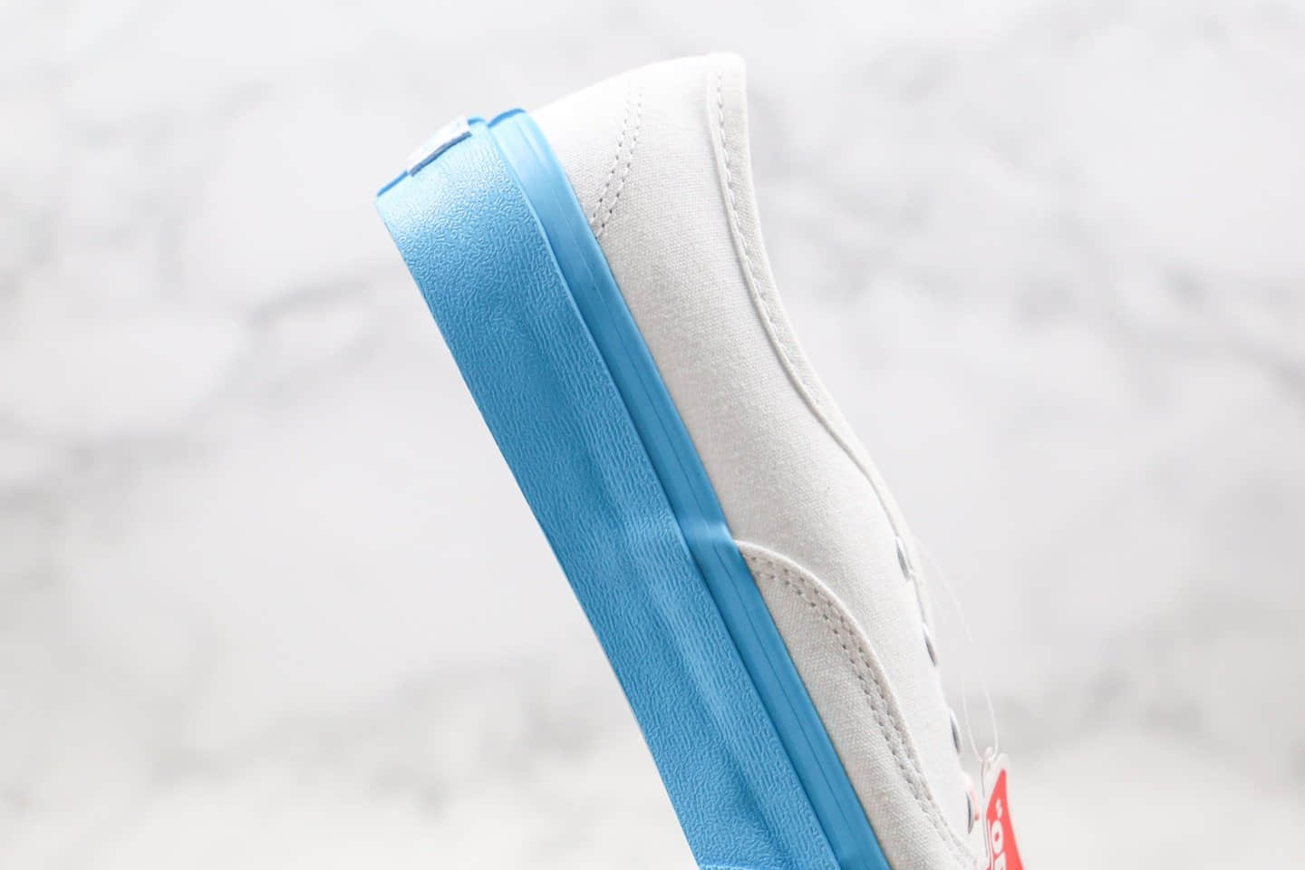 万斯Vans Og Authentic Lx公司级版本安纳海姆白蓝色低帮硫化板鞋原盒原标区别市面通货版本