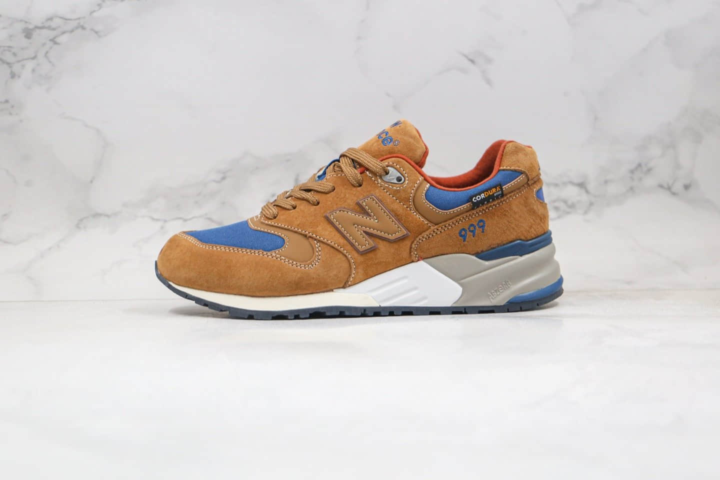 新百伦New Balance 999纯原版本复古运动鞋NB999棕色原装套楦 货号：ML999BC