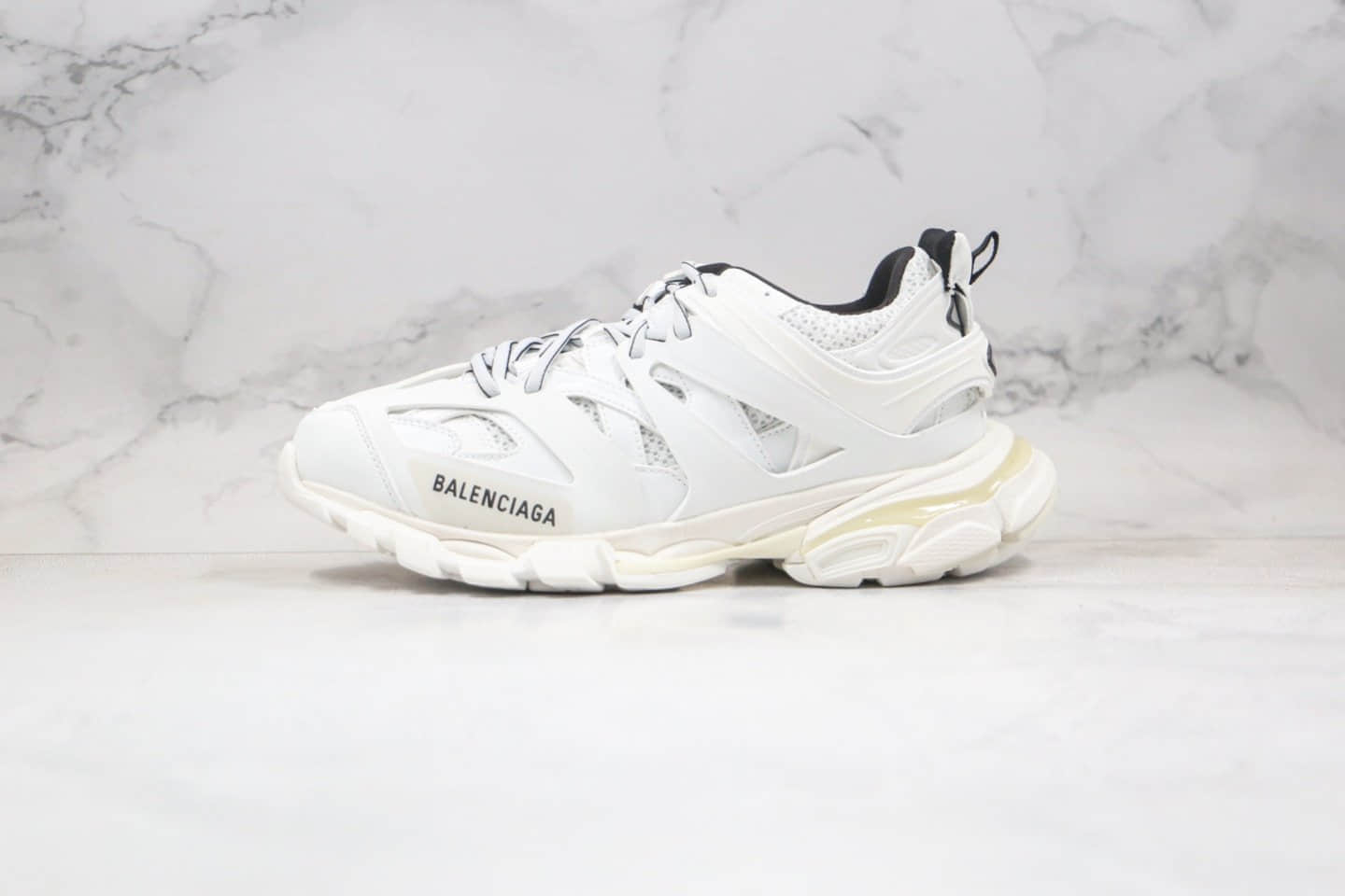 巴黎世家Balenciaga Sneaker Tess 3.0纯原版本复古老爹鞋3.0纯白色原装大盒