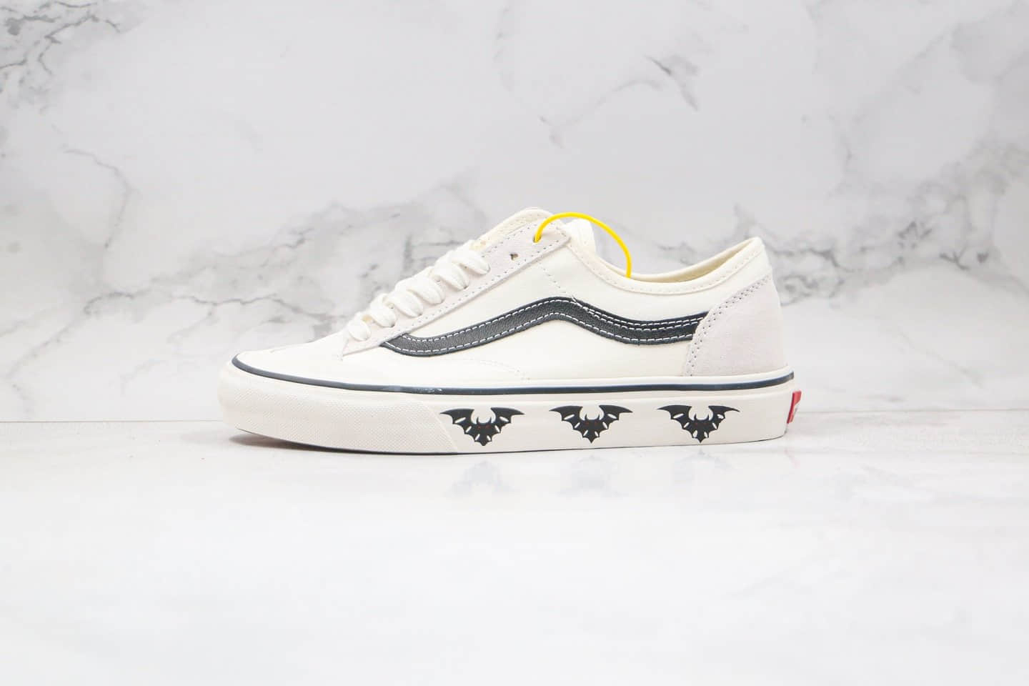 万斯Vans Style 36 Decon SF公司级版本低帮蝙蝠灰黑白色半月包头硫化板鞋原档案数据开发