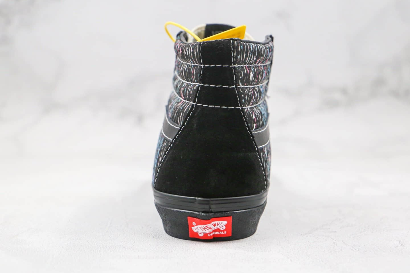 万斯Vans Vault OG SK8-Hi LX公司级版本高帮电视雪花黑彩色硫化板鞋原厂硫化大底内置钢印