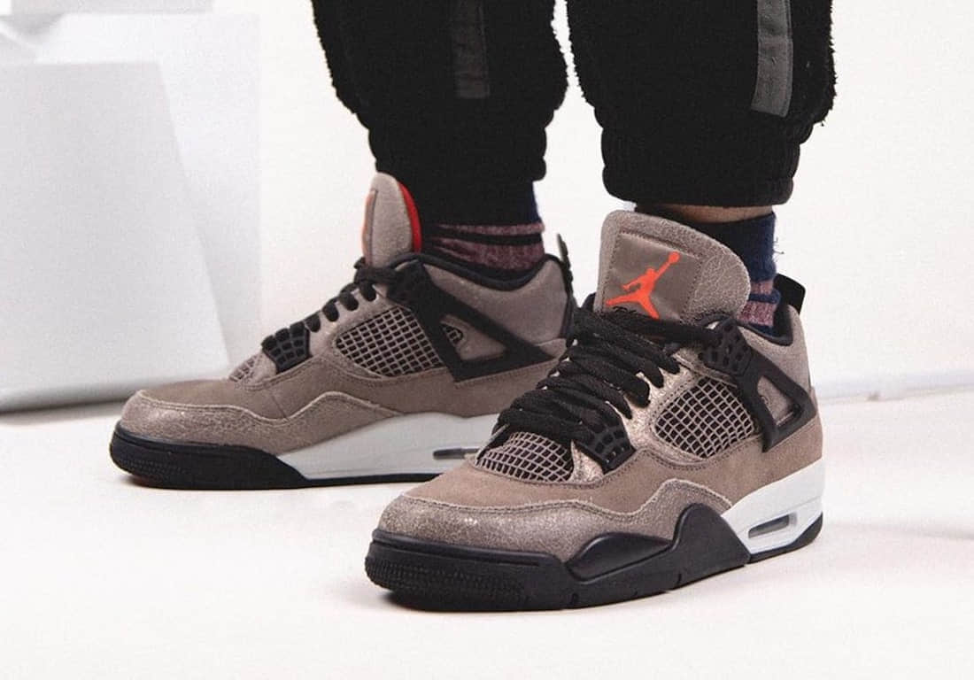 TS x AJ4亲友限定既视感！AJ4 “Taupe Haze”上脚效果不俗！货号：DB0732-200