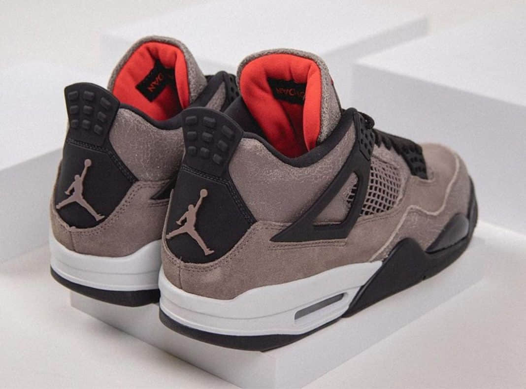 TS x AJ4亲友限定既视感！AJ4 “Taupe Haze”上脚效果不俗！货号：DB0732-200