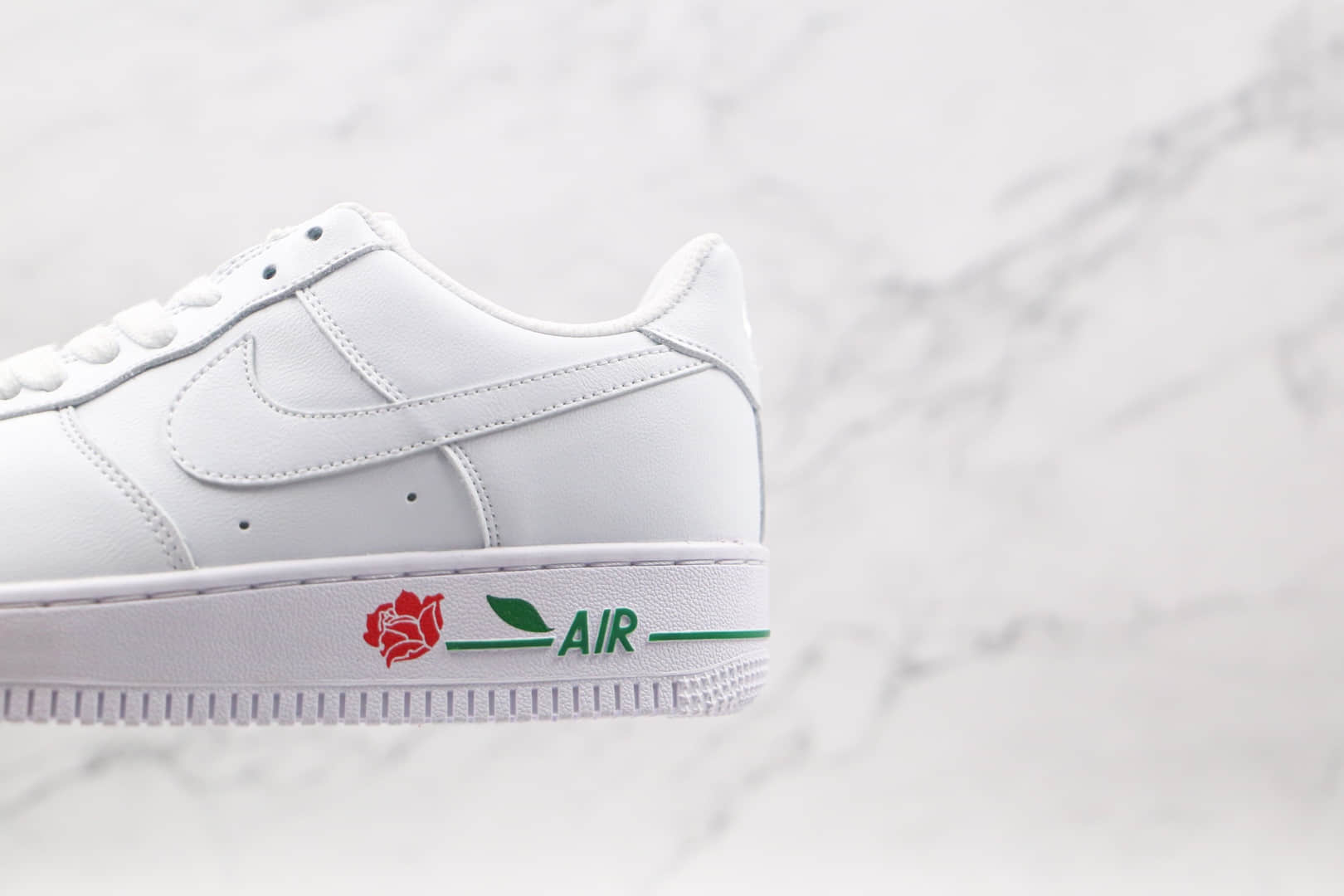 耐克Nike Air Force 1 Low White Rose纯原版本低帮空军一号白玫瑰板鞋原楦头纸板打造 货号：CU6312-100