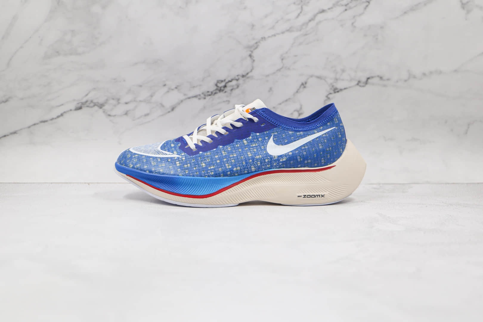 耐克Nike ZoomX Vaporfly Next%纯原版本马拉松蓝色next%半透明网纱跑鞋原楦头纸板打造 货号：DD8337-400