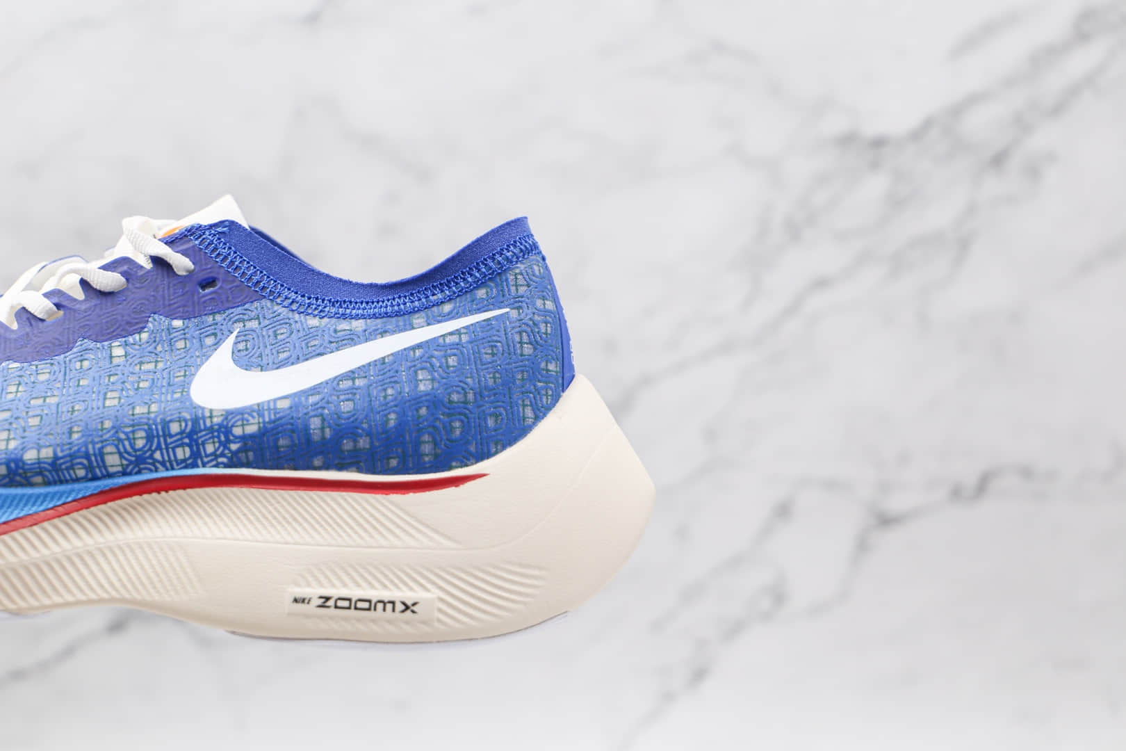 耐克Nike ZoomX Vaporfly Next%纯原版本马拉松蓝色next%半透明网纱跑鞋原楦头纸板打造 货号：DD8337-400