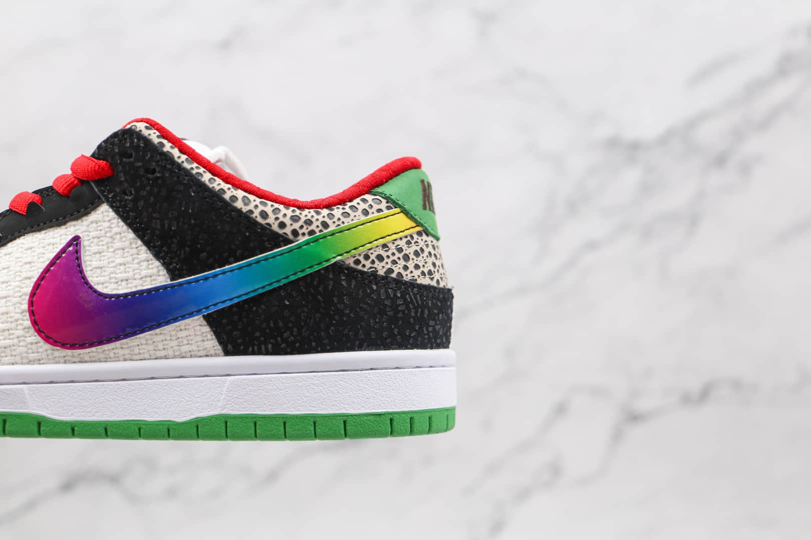 耐克Nike SB Dunk Low What The P-Rod纯原版本低帮SB DUNK保罗·罗德里格斯联名彩色拼接不对称鸳鸯板鞋原盒原标 货号：CZ2239-600