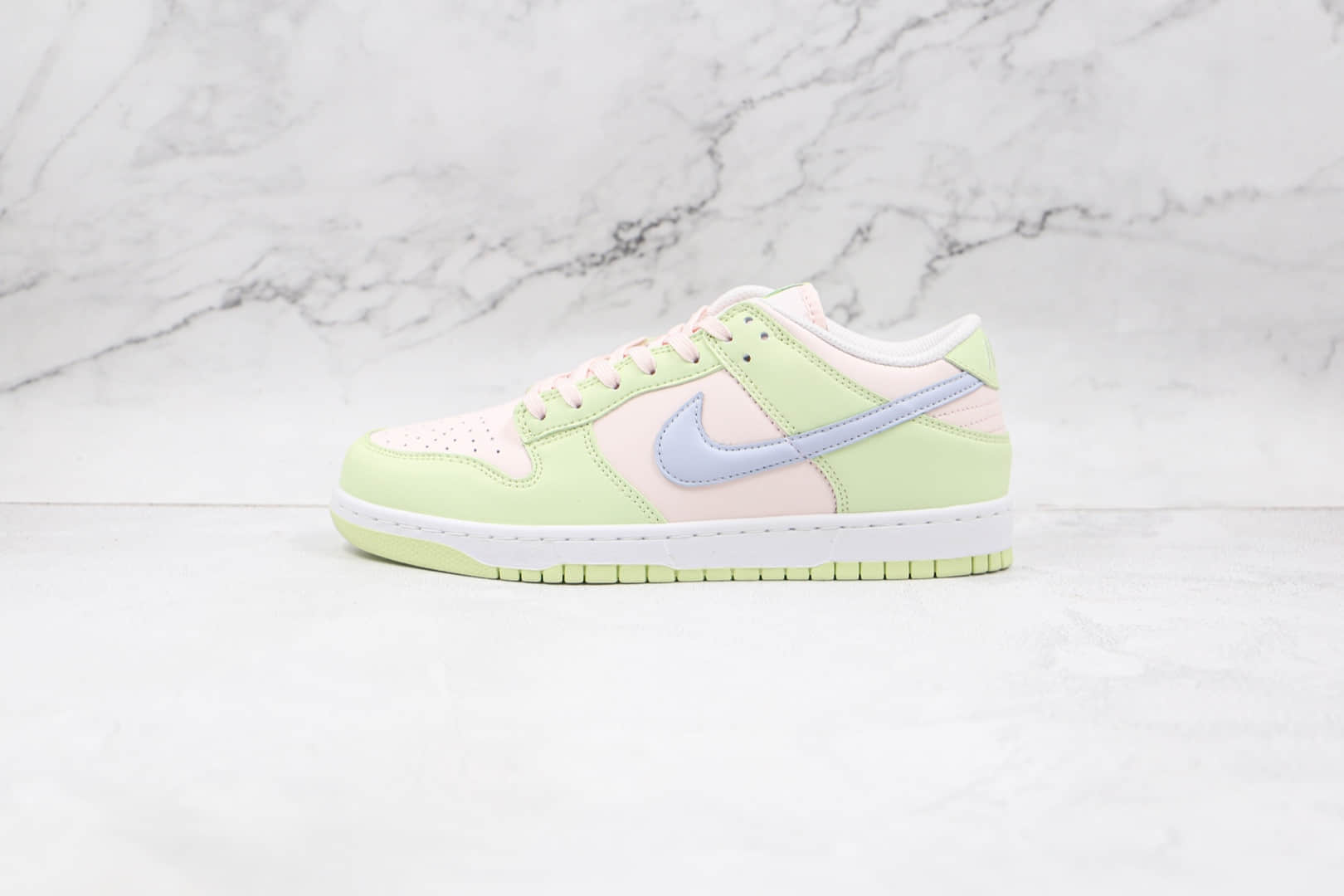 耐克Nike Dunk Low “Light Soft Pink”纯原版本低帮Dunk冰柠黄粉原装头层打造 货号：DD1503-600