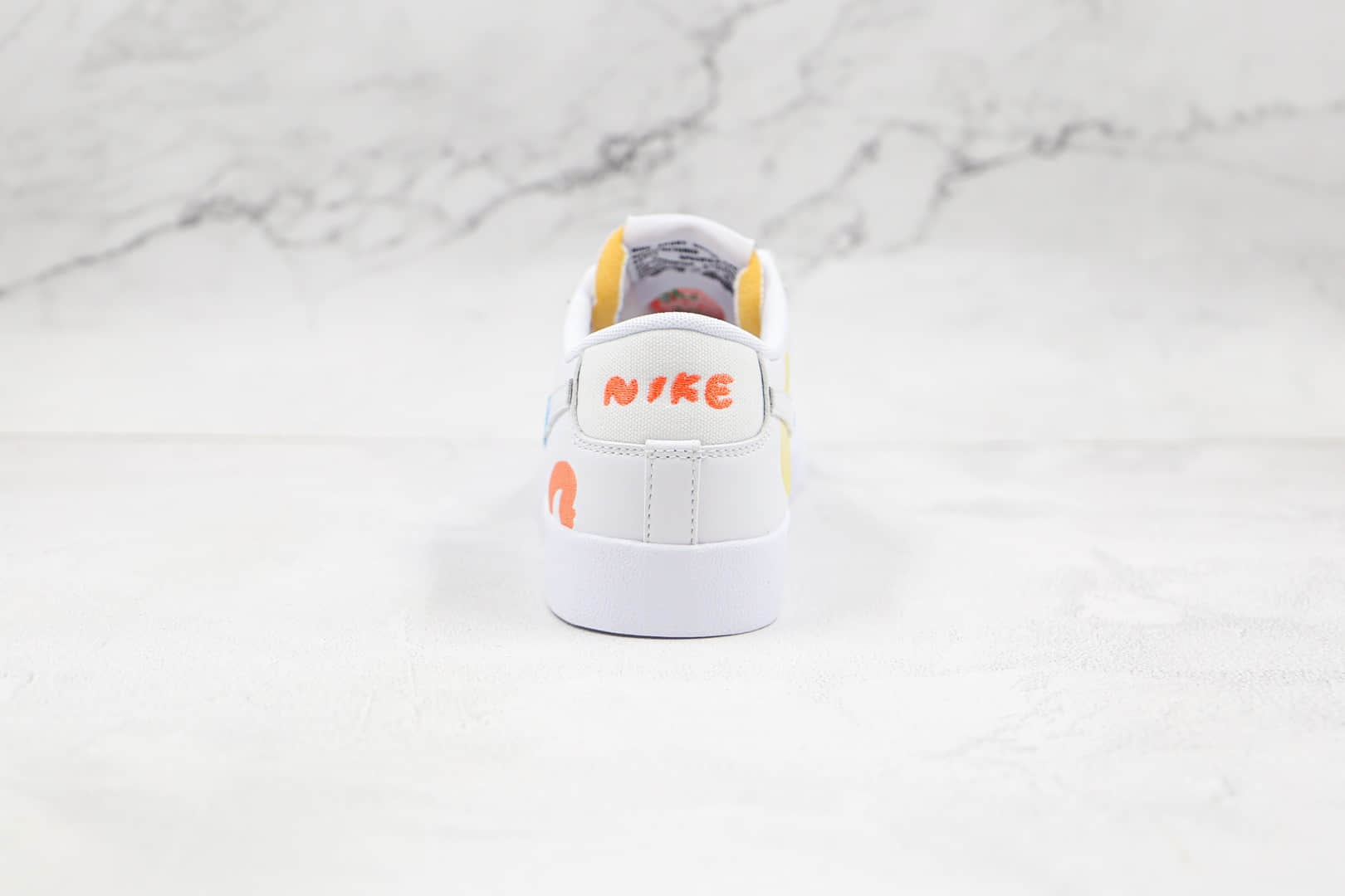 耐克NIKE Blazer LOW 77 VNTG纯原版本低帮开拓者Flyleather联名款涂鸦板鞋原档案数据开发 货号：DM0882-100