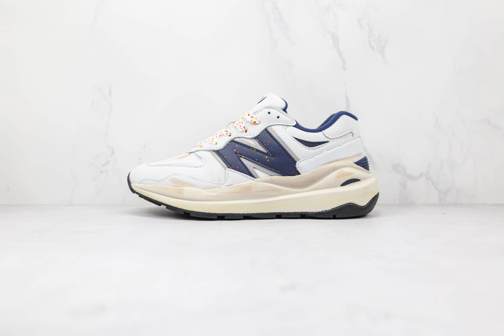 新百伦New Balance 5740纯原版本网面黑白泼墨NB5740慢跑鞋原鞋开模一比一打造 货号：M5740FD1