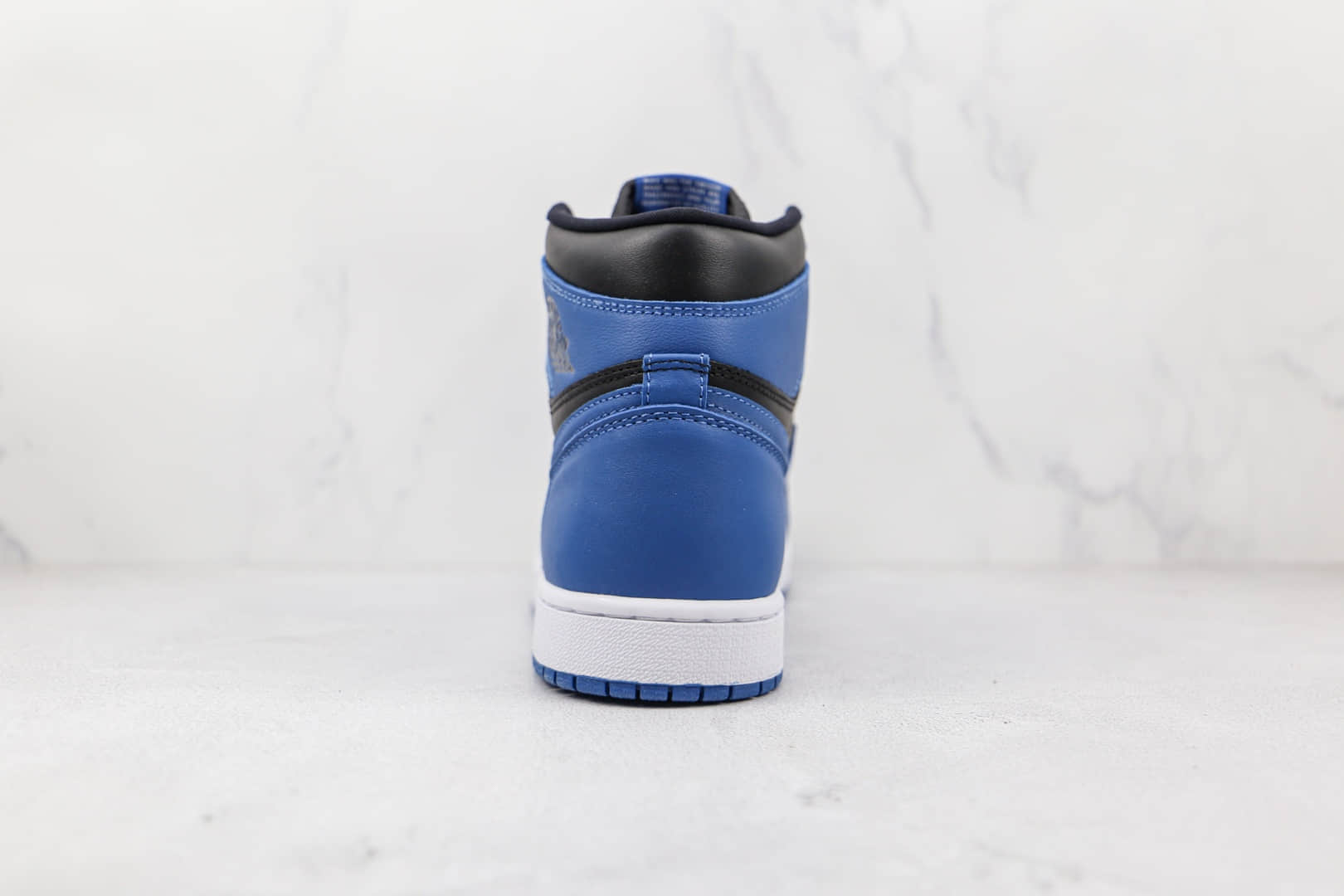 乔丹Air Jordan 1 Retro High OG Dark Marina Blue纯原版本高帮AJ1黑蓝脚趾皇家蓝色篮球鞋原楦头纸板打造 货号：555088-404