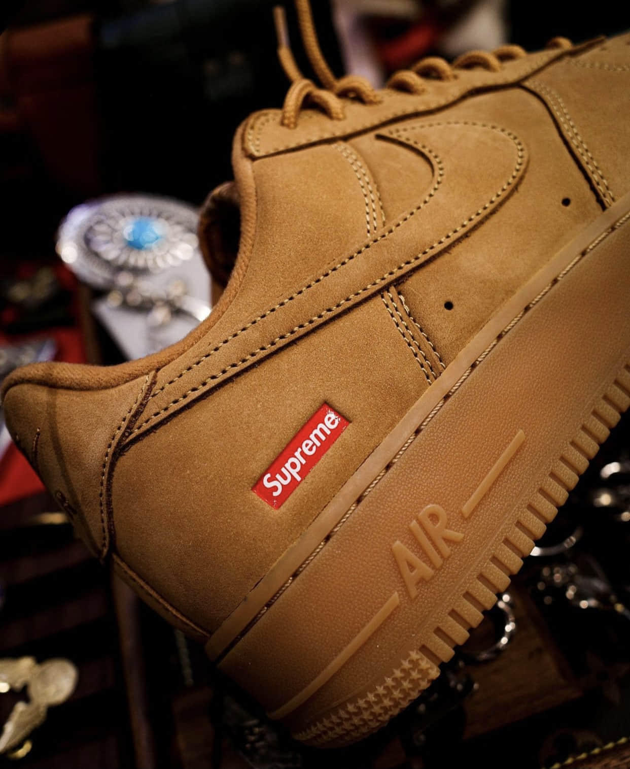 Supreme x Nike AF1小麦色已售罄！猝不及防！