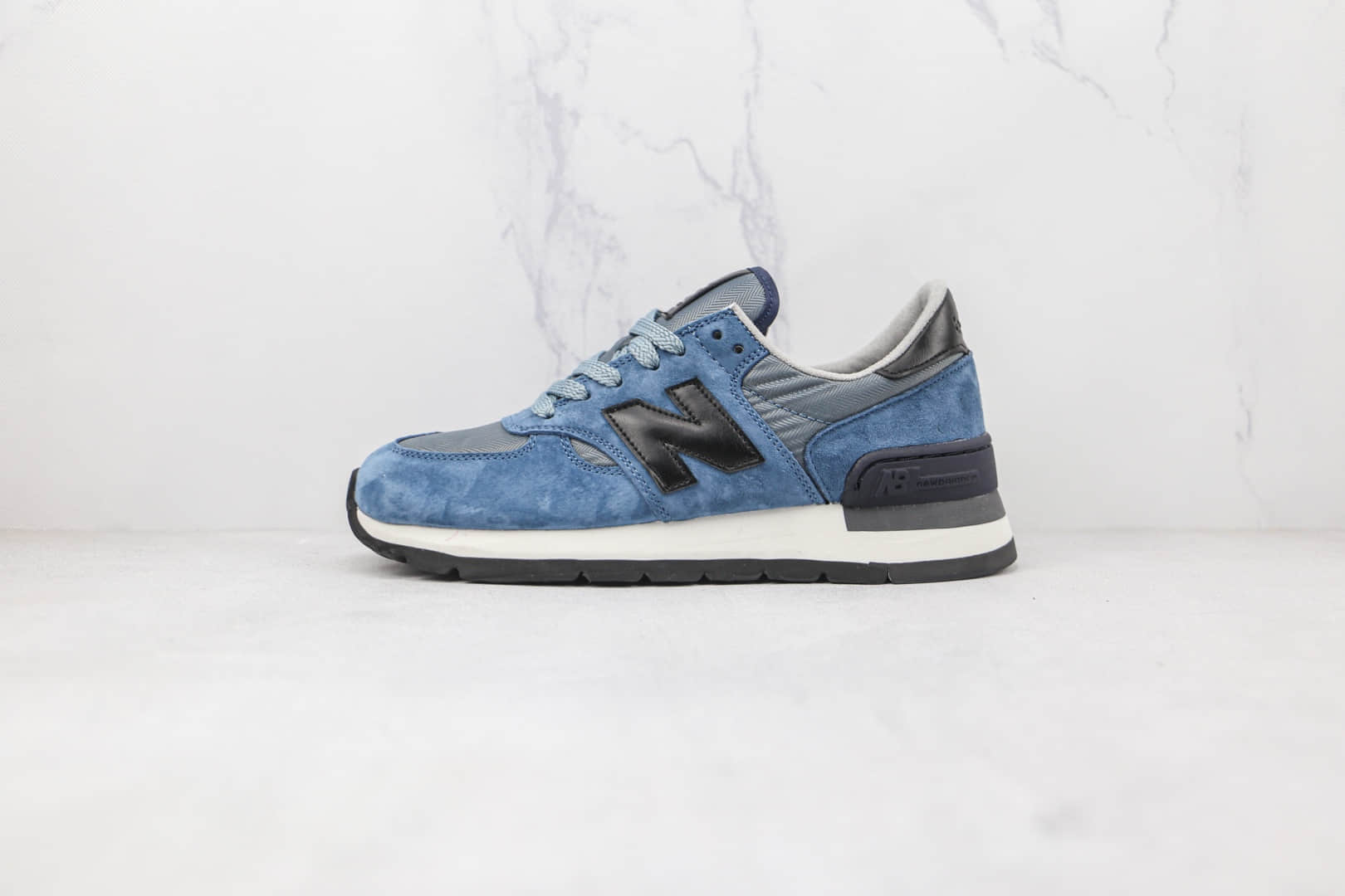 新百伦New Balance 990 V1纯原版本红标40周年纪念款NB990V1慢跑鞋原楦头纸板打造 货号：M990DBL