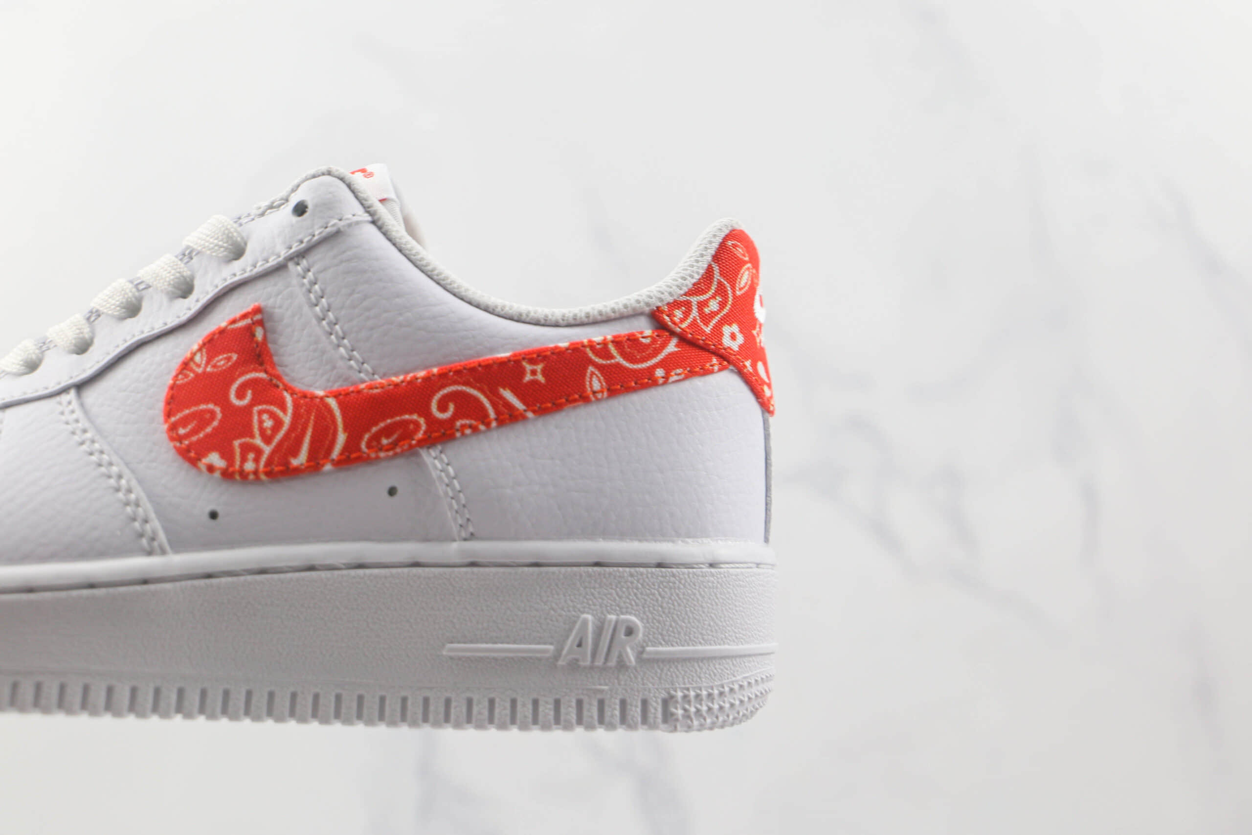 耐克nike air force 1 07 low纯原版本低帮空军一号红勾腰果花板鞋