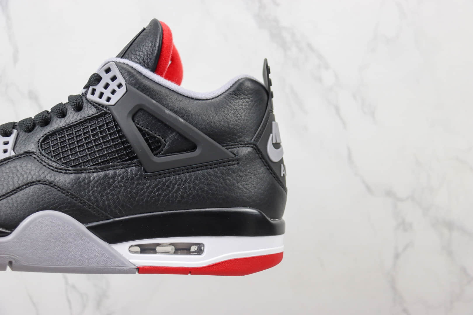 乔丹Air Jordan 4 “Bred Reimagined” 纯原版本AJ4新黑红篮球鞋 莆田AJ货源 货号：FV5029-006