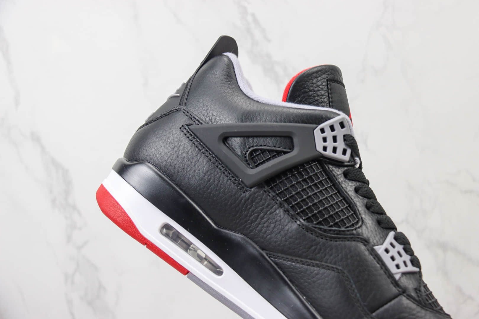 乔丹Air Jordan 4 “Bred Reimagined” 纯原版本AJ4新黑红篮球鞋 莆田AJ货源 货号：FV5029-006