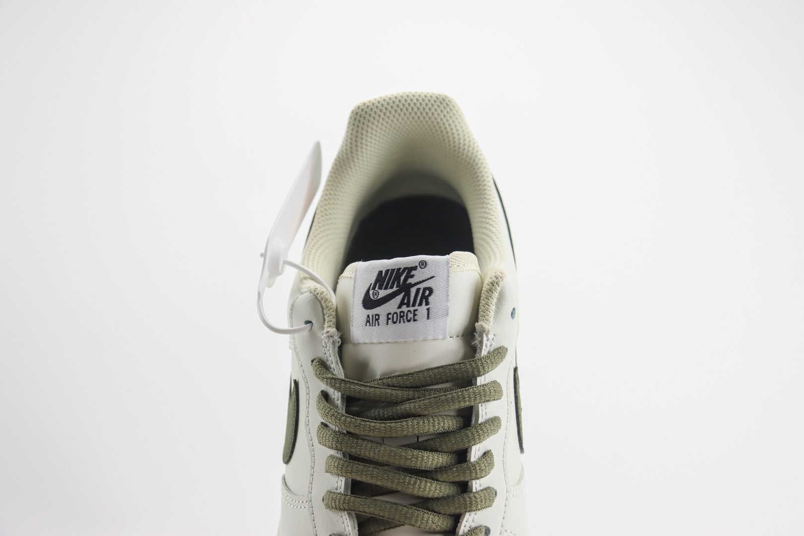 耐克Nike Air Force 1 Low纯原版本空军一号AF1白绿色板鞋 莆田耐克批发 货号：CQ5059-110
