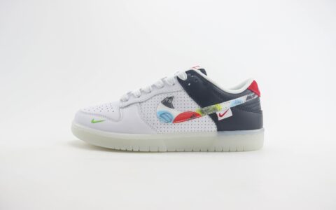 耐克Nike SB Dunk Low纯原版本低帮SB Dunk白黑彩色勾板鞋 莆田耐克代理 货号：JH8039-935