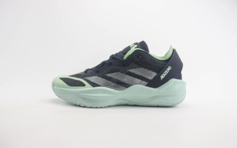 阿迪达斯adidas Adizero Select 2.0 Boost纯原版本黑绿色竞速跑鞋实战篮球鞋 莆田复刻鞋货源 货号：IE7870