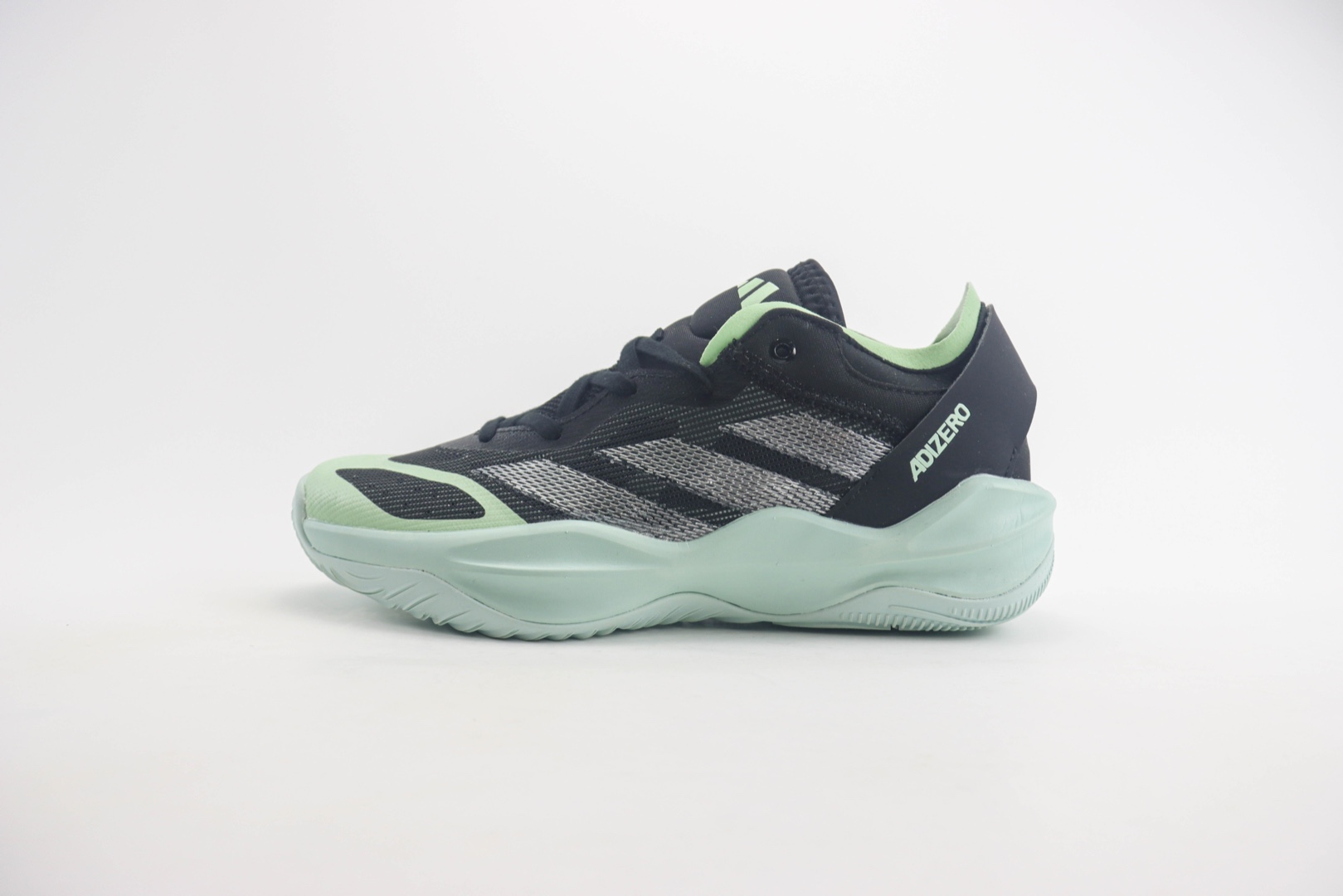 阿迪达斯adidas Adizero Select 2.0 Boost纯原版本黑绿色竞速跑鞋实战篮球鞋 莆田复刻鞋货源 货号：IE7870