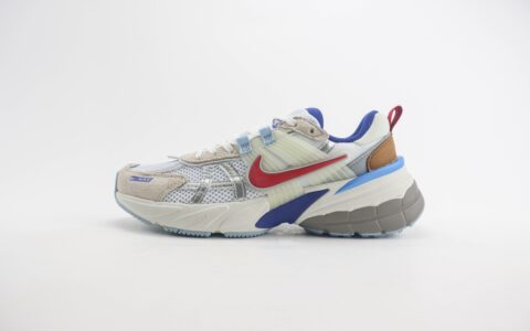 耐克Nike V2K Runtekk Run纯原版本V2K白红蓝复古跑鞋 莆田耐克批发 货号：HF5724-061