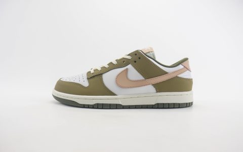 耐克Nike SB Dunk Low纯原版本低帮SB Dunk白橄榄绿滑板板鞋 莆田耐克工厂 货号：FQ8250-200