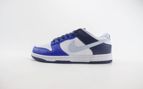 耐克Nike SB Dunk Low纯原版本低帮SB Dunk白灰蓝拼接滑板板鞋 莆田耐克代理 货号：FQ8826-100