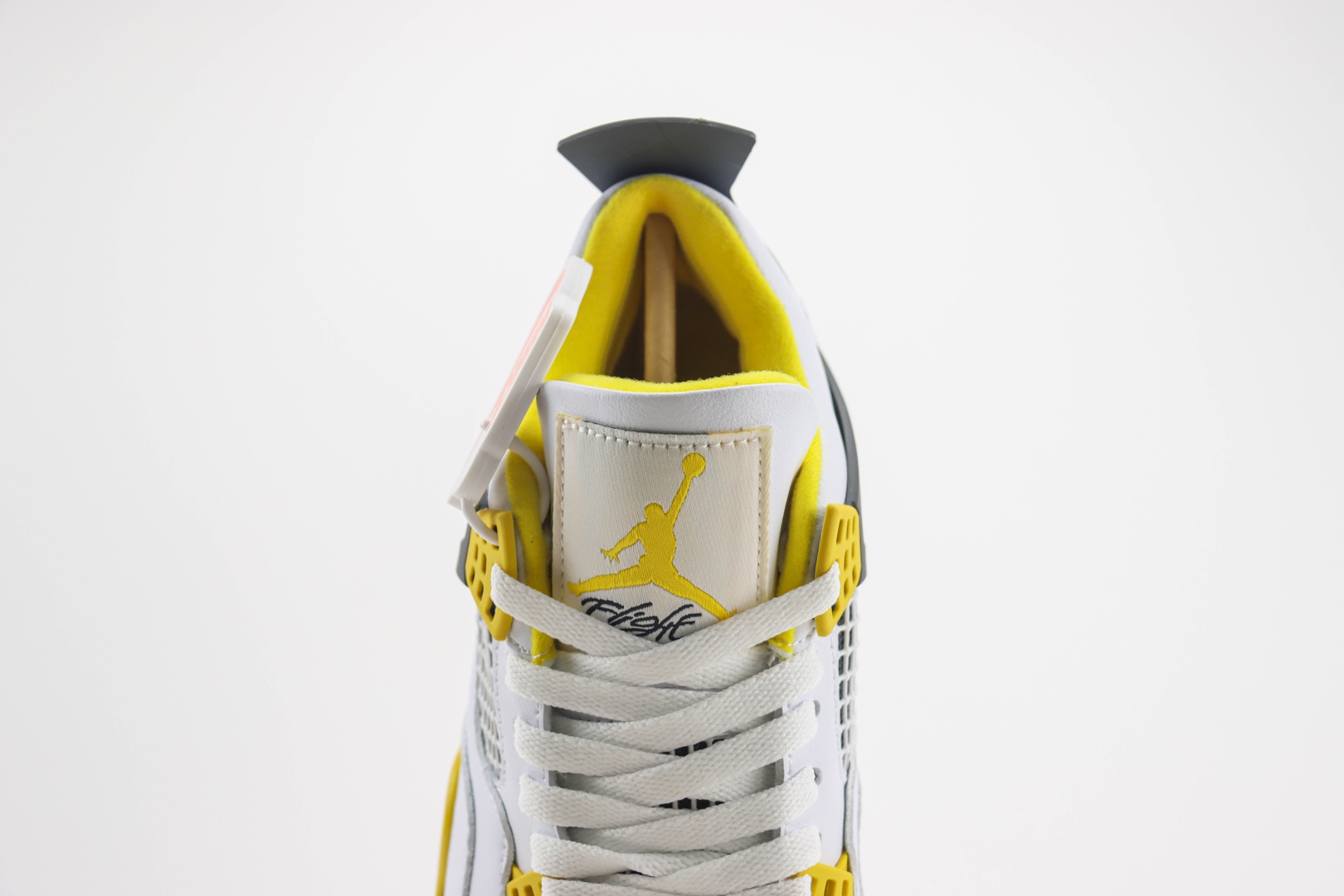 乔丹Air Jordan 4 Retro “Vivid Sulfur”纯原版本AJ4白雷公篮球鞋 莆田天花板AJ 货号：AQ9129-101