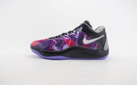 耐克Nike KD17 EP纯原版本杜兰特十七代黑紫色实战篮球鞋 莆田耐克工厂 货号：HJ4464-001