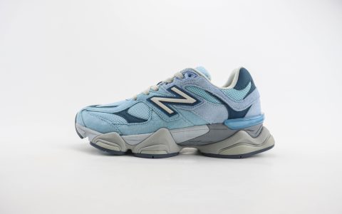 新百伦New Balance 9060纯原版本NB9060蓝色复古老爹鞋 莆田新百伦工厂 货号：U9060EED