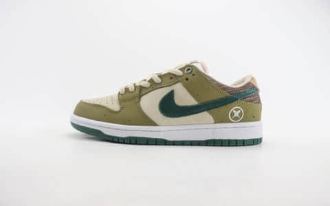 耐克Nike SB Dunk Low纯原版本低帮SB Dunk米绿羽毛滑板板鞋 莆田耐克工厂 货号：HF8022-300