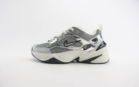 耐克Nike M2K Tekno纯原版本灰银色M2K复古老爹鞋 莆田耐克代理 货号：HY951-71