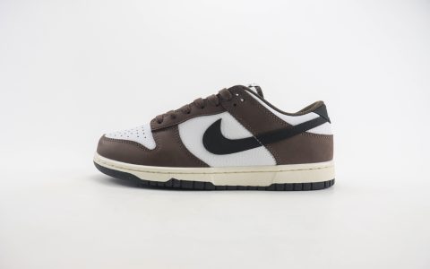 耐克Nike SB Dunk Low纯原版本低帮SB Dunk白黑棕滑板板鞋 莆田耐克批发 货号：HF4292-200