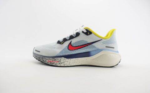 耐克Nike Air Zoom Pegasus 41纯原版本飞马41白蓝黄红泼墨跑鞋 莆田耐克货源 货号：HJ9068-100
