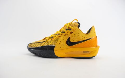 耐克Nike G.T. Cut 3 EP纯原版本黄黑色GT3实战篮球鞋 莆田复刻鞋货源 货号：HM3699-161