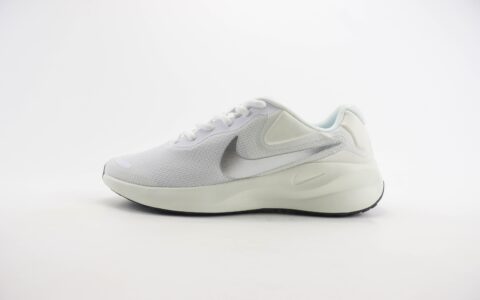 耐克Nike Revolution 7 Wide纯原版本白色网面跑鞋 莆田复刻鞋货源 货号：FB2208-101
