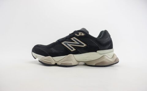 新百伦New Balance 9060纯原版本黑色NB9060复古慢跑鞋 莆田新百伦货源 货号：U9060UBY